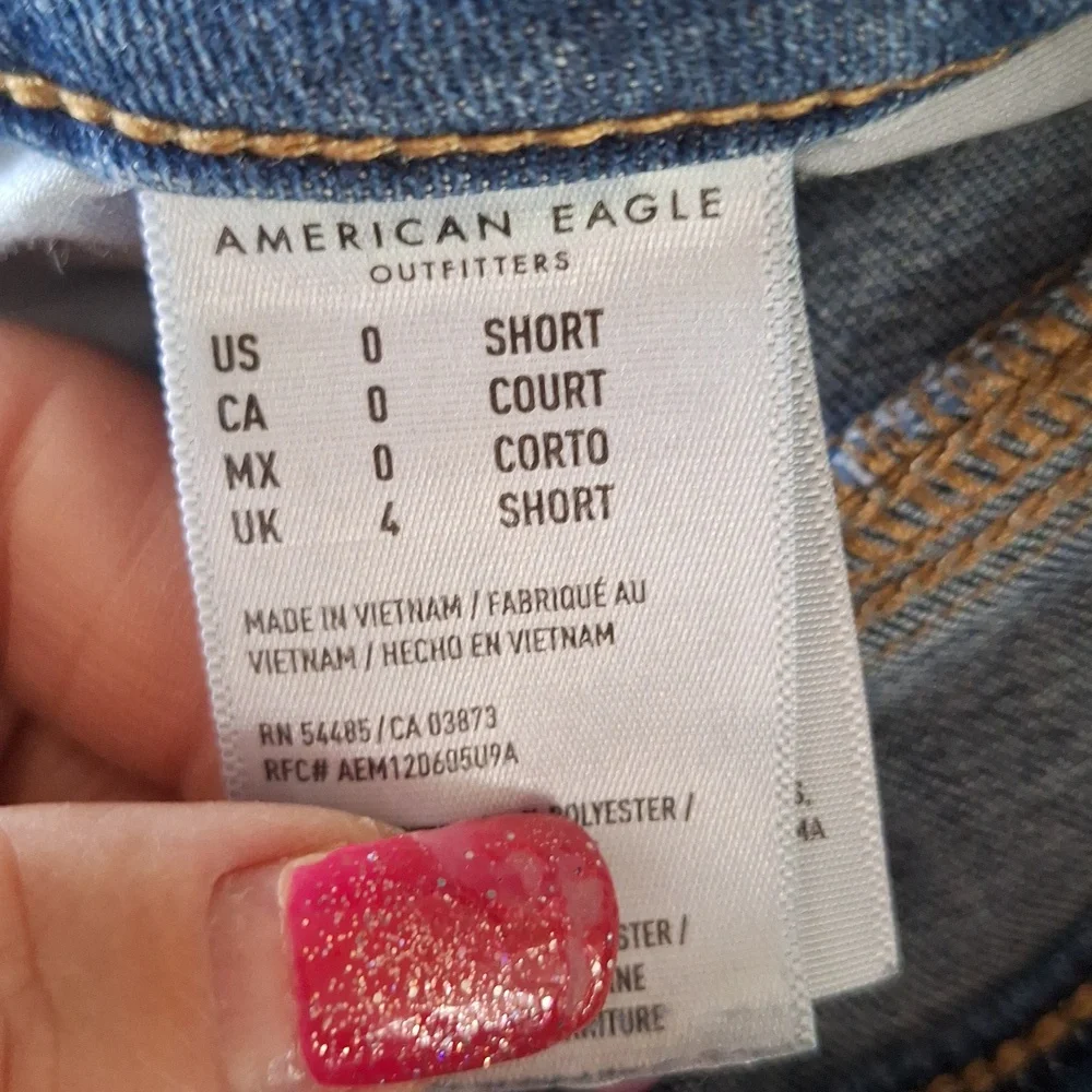 American Eagle Denim Jeans Jeggings  Bundle. Size 0 Short - Picture 15 of 16